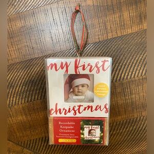 MY FIRST CHRISTMAS recordable ornament